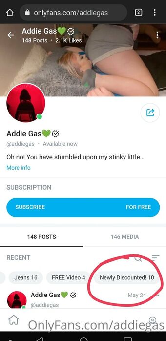 addiegas Meztelen Kiszivárgások OnlyFans Fotó 5
