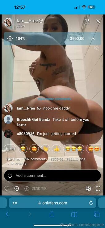 iampree Meztelen Kiszivárgások OnlyFans Fotó 4