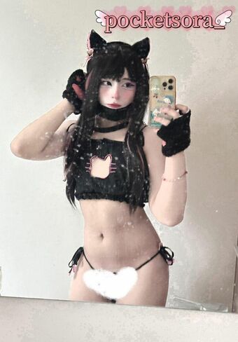 PocketSora Meztelen Kiszivárgások OnlyFans Fotó 4
