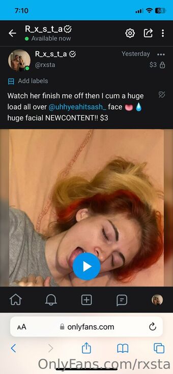 rxsta Meztelen Kiszivárgások OnlyFans Fotó 5