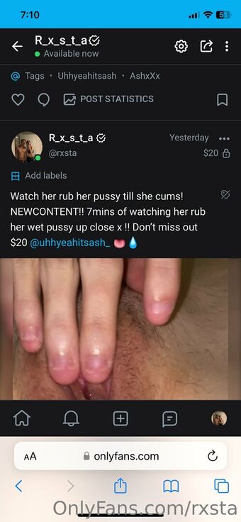 rxsta Meztelen Kiszivárgások OnlyFans Fotó 6